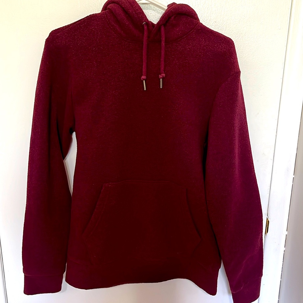 Old Navy Men's  Red Pullover Hoodie Size Medium